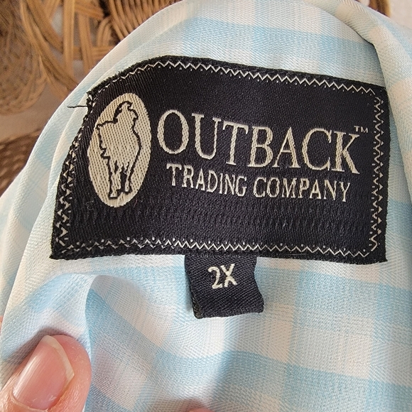Outback Trading Co Outdoors Snap Front Shirt Sz 2X - Picture 5 of 6